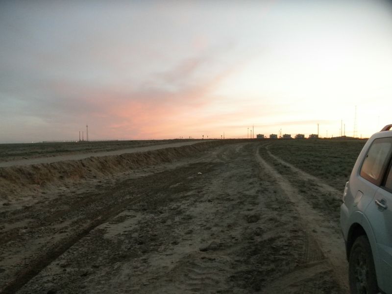 Дороги Казахстана. От Бозоя до Бейнеу вдоль газопровода. Roads of Kazakhstan. From Bozoy to Beyneu along the gas pipeline.