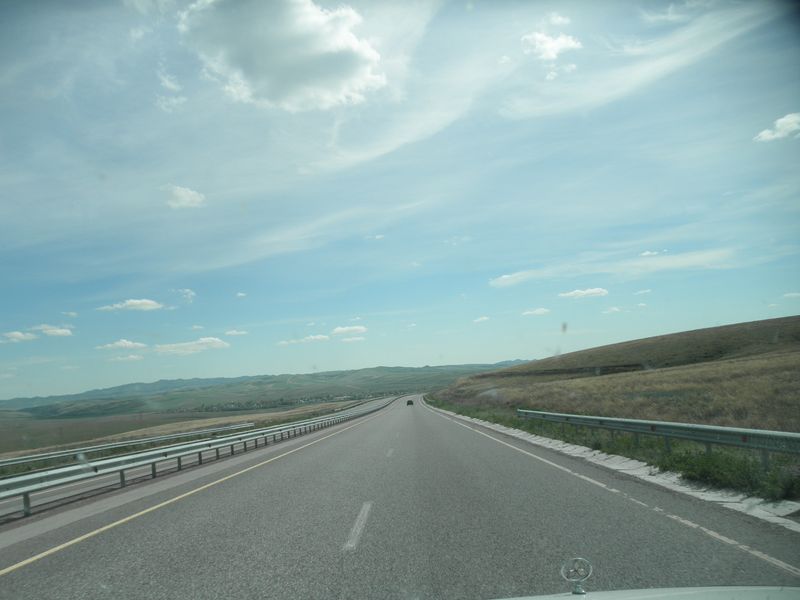 Дороги Казахстана. Магистраль от Талды-Кургана до Алма-Аты. Roads of Kazakhstan. The highway from Taldy-Kurgan to Alma-Ata.